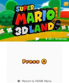 Super Mario 3D Land - Screenshot - Game Title Image