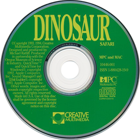 Dinosaur Safari - Disc Image