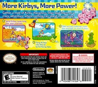 Kirby Mass Attack - Box - Back Image