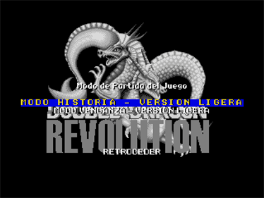 Double Dragon Revolution - Screenshot - Game Title Image