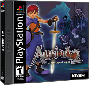 Alundra 2: A New Legend Begins - Box - 3D Image