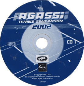 Agassi Tennis Generation - Disc Image