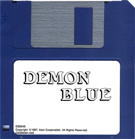 Demon Blue - Fanart - Disc