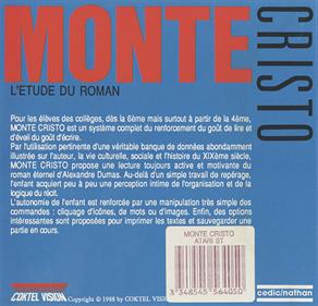 Monte Cristo - Box - Back Image