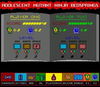 Adolescent Mutant Ninja Bedsprings - Screenshot - Game Select Image