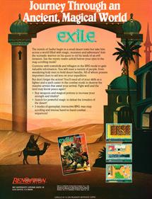 Exile - Advertisement Flyer - Front Image
