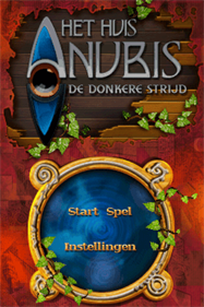 Huis Anubis, Het: De Donkere Strijd - Screenshot - Game Title Image