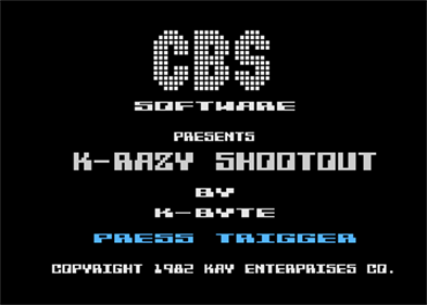 K-Razy Shoot-Out - Screenshot - Game Title Image