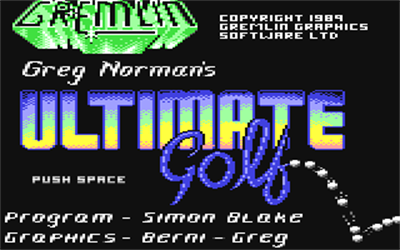 Ultimate! Golf - Screenshot - Game Title Image