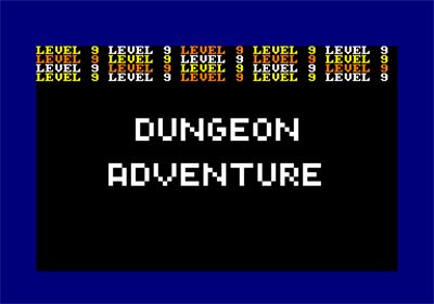 Dungeon Adventure (Level 9 Computing) - Screenshot - Game Title Image