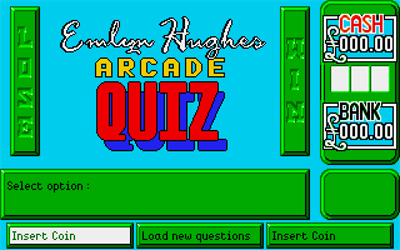 Emlyn Hughes Arcade Quiz - Screenshot - Game Select Image