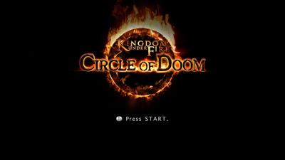 Kingdom Under Fire: Circle of Doom - Screenshot - Game Title Image