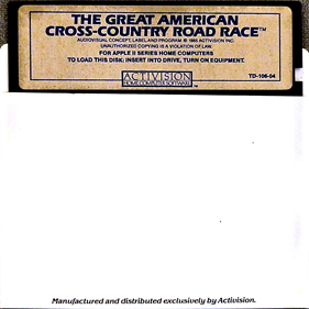 The Great American Cross-Country Road Race - Disc Image