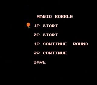 Mario Bobble - Screenshot - Game Select Image