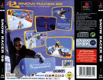 Snow Racer 98 - Box - Back Image