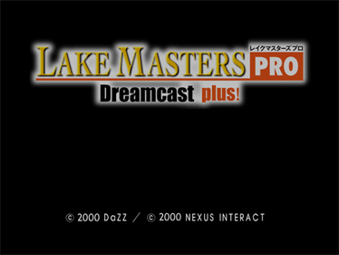 Lake Masters Pro Dreamcast Plus! - Screenshot - Game Title Image