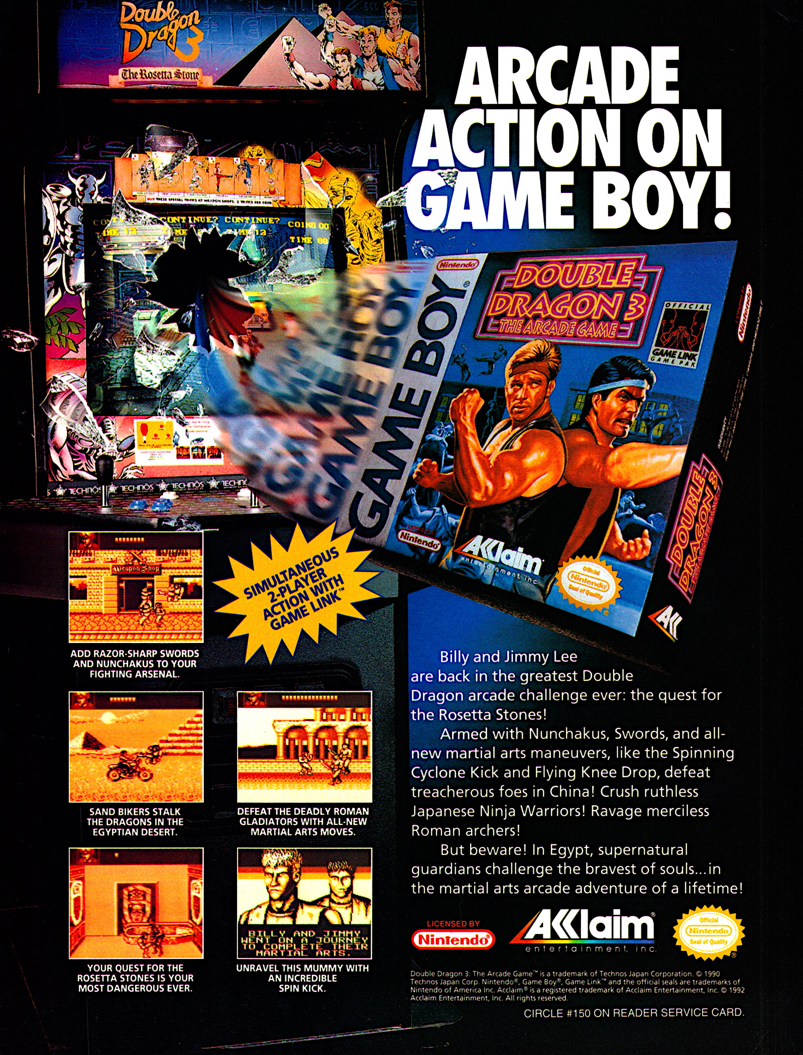 Double Dragon Game Rental In Toronto