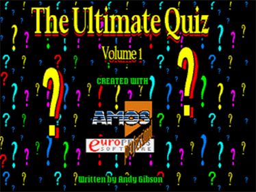 The Ultimate Quiz: Volume 1 - Screenshot - Game Title Image