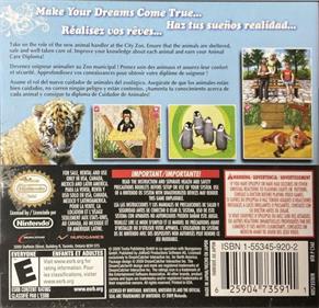 Dreamer Series: Zoo Keeper - Box - Back Image