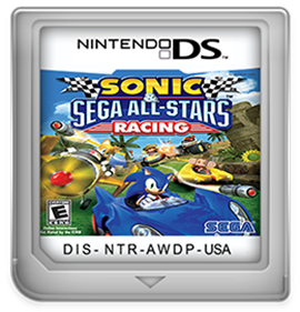 Sonic & SEGA All-Stars Racing - Fanart - Cart - Front