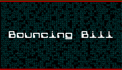 Bouncing Bill - Screenshot - Game Title Image