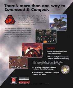 Command & Conquer: The Covert Operations - Box - Back Image