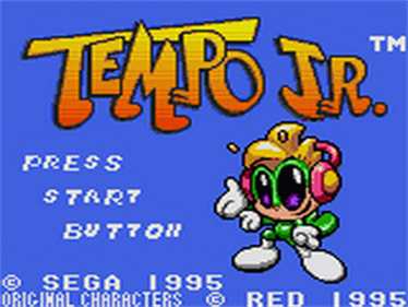 Tempo Jr. - Screenshot - Game Title Image