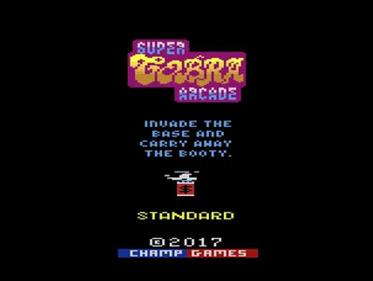 Super Cobra Arcade - Screenshot - Game Title Image