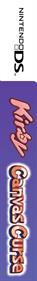 Kirby: Canvas Curse - Box - Spine Image