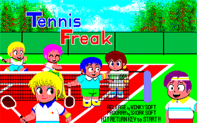 Tennis Freak - Screenshot - Game Title Image