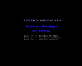 Dead Breath - Screenshot - Game Title Image