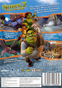 Shrek 2: Team Action - Box - Back Image