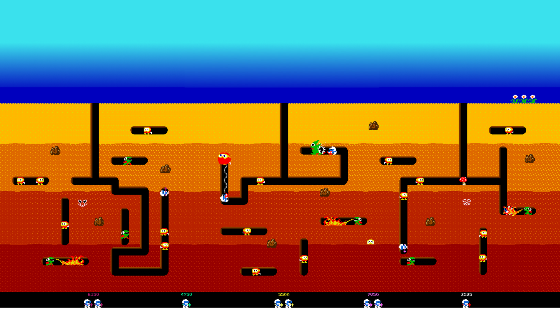 Dig dug русский. Dig dug игра. Dig dug 2 NES. Dig dug (1982). Dig dug Денди.