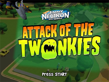 The Adventures of Jimmy Neutron: Boy Genius: Attack of the Twonkies - Screenshot - Game Title Image