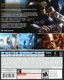 Styx: Shards of Darkness - Box - Back Image