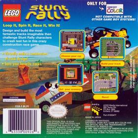 LEGO Stunt Rally - Box - Back Image