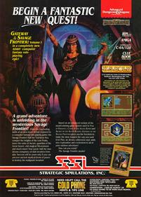 Gateway to the Savage Frontier - Advertisement Flyer - Front Image
