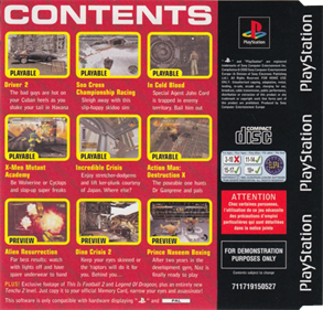 Official UK PlayStation Magazine: Demo Disc 64 - Box - Back Image