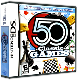50 Classic Games - Box - 3D Image