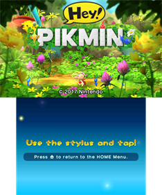 Hey! Pikmin - Screenshot - Game Title Image