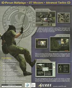 SWAT 3: Tactical Game of the Year Edition - Box - Back Image