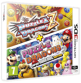 Puzzle & Dragons Z + Puzzle & Dragons: Super Mario Bros. Edition - Box - 3D Image