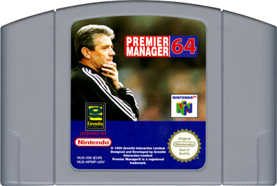 Premier Manager 64 - Cart - Front Image