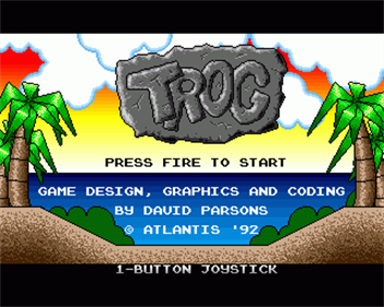 Trog - Screenshot - Game Title Image