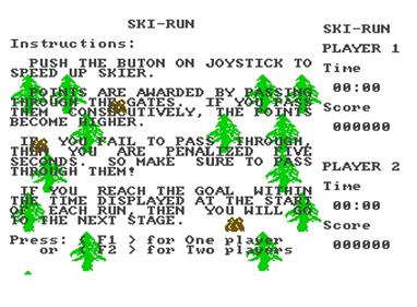 Ski-Run - Screenshot - Game Title Image