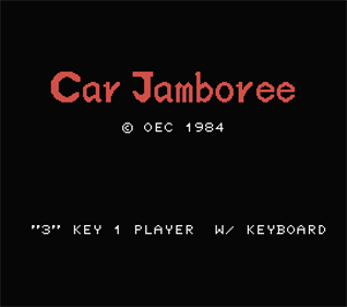 Car Jamboree - Screenshot - Game Title Image