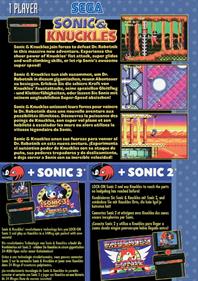 Sonic & Knuckles / Sonic The Hedgehog - Fanart - Box - Back Image