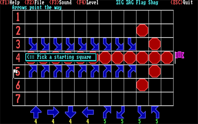 Zig Zag Flag Shag - Screenshot - Gameplay Image