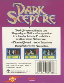 Dark Sceptre - Box - Back Image
