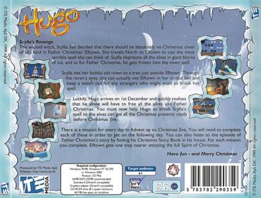 Hugo: Scylla's Revenge - Box - Back Image